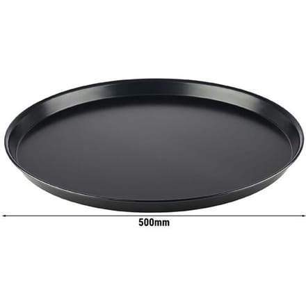 GGM Gastro (10 Stück) Pizzablech - Blaublech - Ø 500mm - Höhe: 30mm