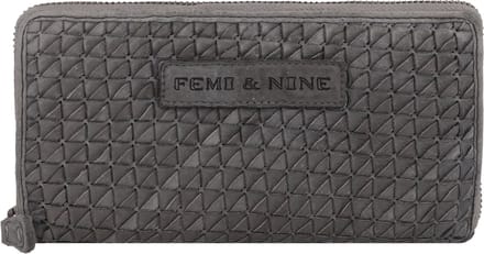Greenland Nature Femi & Nine Portemonnee Leder 20 cm - Dames - Horizontaal - grey