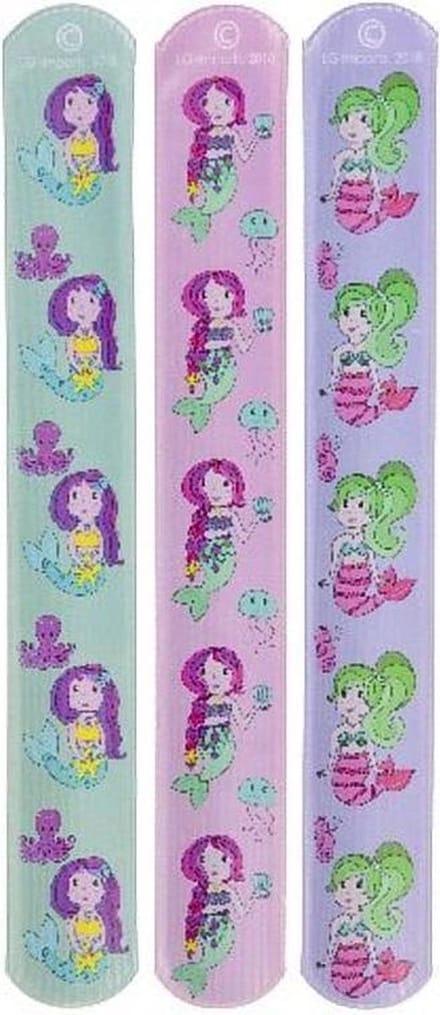 Klaparmband Zeemeermin - 3 assorti - per 36 stuks - uitdeelcadeautje - meermaid