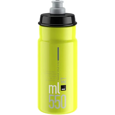 Elite Bidon Jet 550 Ml Polyethyleen Fluorgeel/zwart