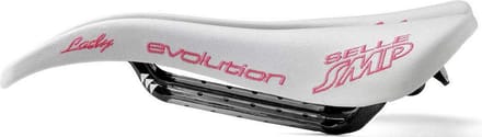 Selle Smp Evolution Carbon Dameszadel Wit 129 mm Vrouw