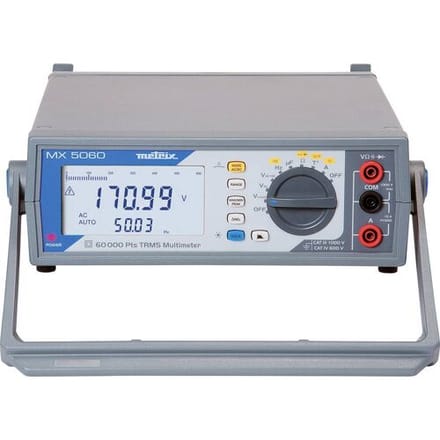 Metrix MX 5060 Bench multimeter Digitaal, Analoog Grafisch display CAT III 1000 V Weergave (counts): 60000