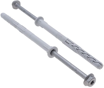 50x Zware Beton Schroeven en Pluggen met Torx Kop - 10x120mm