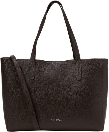 Marc O'Polo shopper schoudertas Busin Shopper Shaded Brown donkerbruin