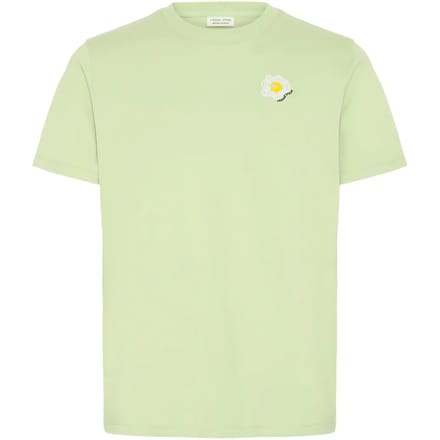 Geborduurd T-shirt Casual Friday Blom 0255