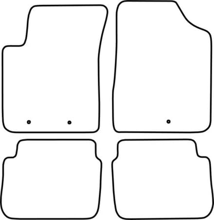 Automatten | Mattenset Hyundai i10 - 2010 - 2013