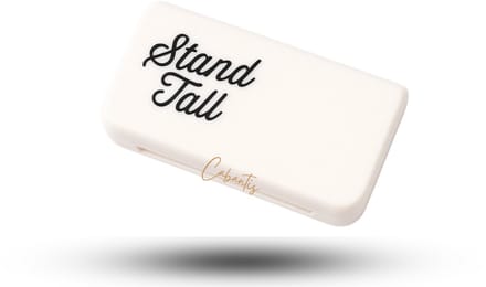 Cabantis®Mini-Pillendoos – Compact Medicijndoosje – Pill Organizer Reisformaat - Stand Tall