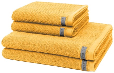 Ross Dames en Heren 2 X handdoek 2 X douchehanddoek - in set Smart