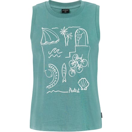 Protest PRTAnother - Singlet Dames - Normale pasvorm - Ronde hals - Mouwloos - Wit