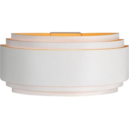 HighLight Wandlamp Sofia, wit, breedte 30 cm, aluminium, E14