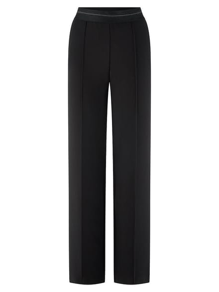 Broek pasvorm Regular Fit Van Fadenmeister Berlin zwart