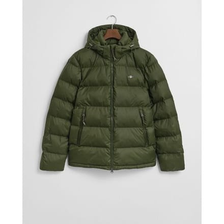 Gant Active Cloud Jacket Detachable Hood Country Green / male