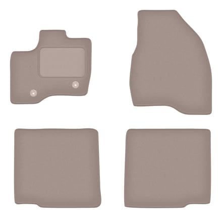 Beige veloursmatten voor: Ford Explorer small driver (0)