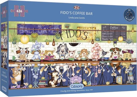 Koffiebar Legpuzzel met Extra Grote Stukjes