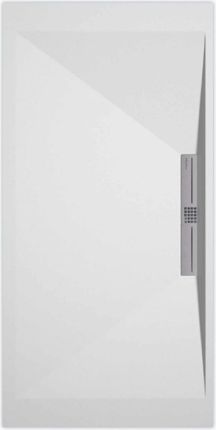 Sanifun douchebak Stone Side White Smooth 1100 x 800 S
