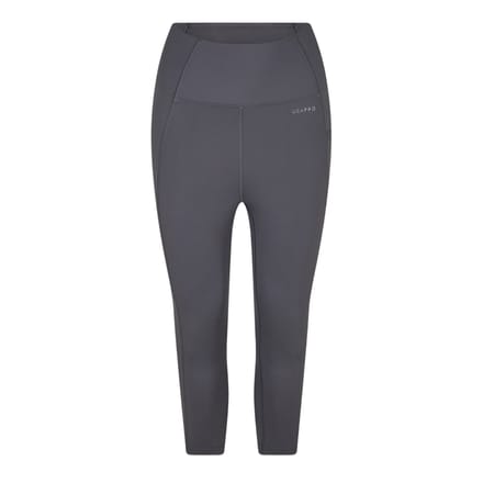 USA Pro Dames/Dames Cropped Leggings (Houtskool)