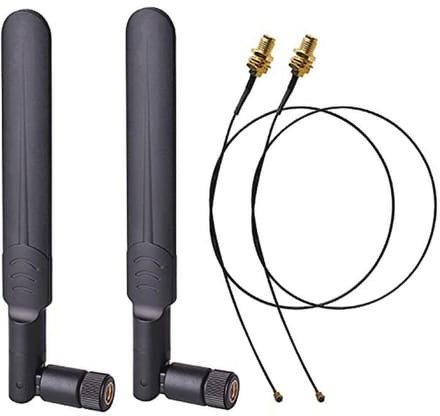 Dual Band 8dBi WiFi Antenne met U.FL/IPEX naar RP SMA Kabels voor Mini PCIe