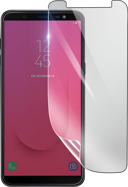 3mk, Geschikt voor Samsung Galaxy J8 2018, Schokbestendige Hydrogel Screenprotector, Transparant