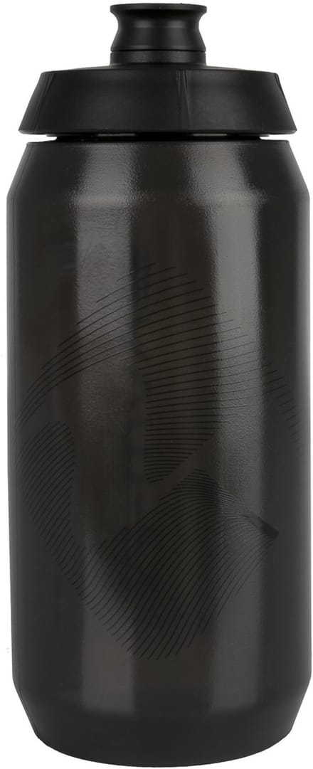 M-Wave Bidon - 550ml - zwart/transparant met indicator
