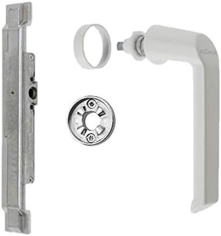 Raamgreep Reparatieset - Venstergreep Set - Raamonderhoud - Aluminium Constructie - 23mm Hartafstand - RAL9010 Wit