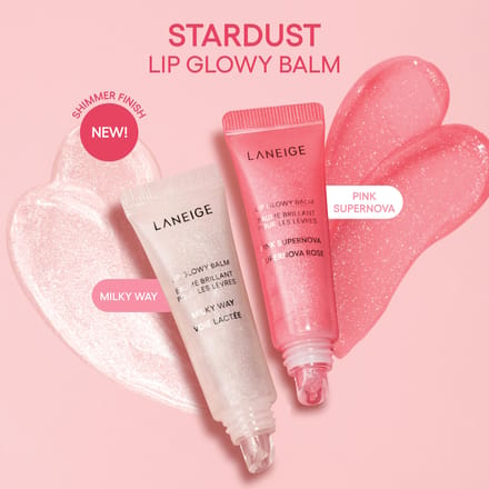 LANEIGE - Lip Glowy Balm Stardust Edition - 2 Types Milky Way