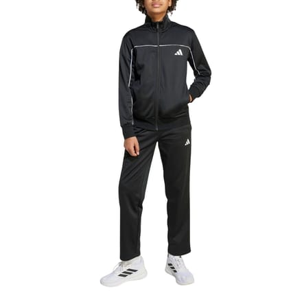 adidas Poly Tracksuit Junior - Zwart, Zwart 9-10Y