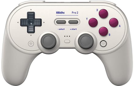 8Bitdo Pro 2 - Draadloze Controller - Hall Effect - Android/Nintendo Switch - Wit