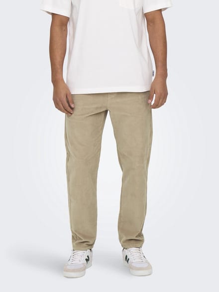 Only & Sons Linus Corduroy Broek Mannen - Maat L