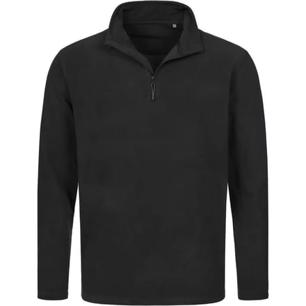 Stedman - Fleece Half-Zip Trui - Black Opal maat S