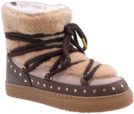 Inuikii Curly Rock Laarzen - Textiel - Dames - Bruin - Maat 37