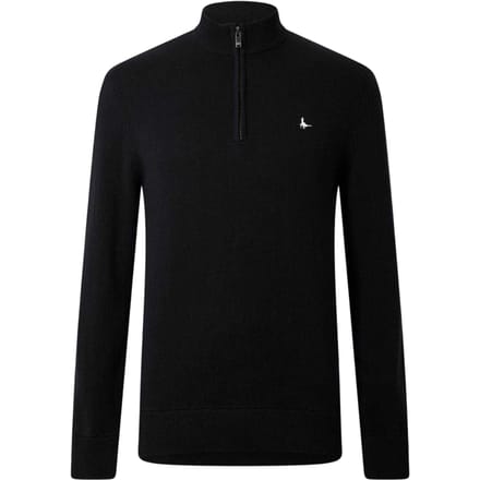 Jack Wills Heren Trui met trechterhals (Zwart)