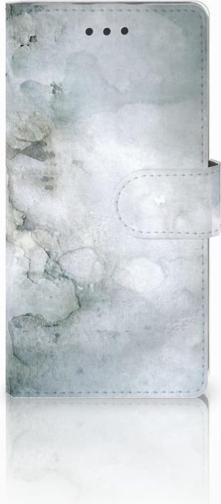 Hoesje Huawei Ascend P8 Lite Painting Grey