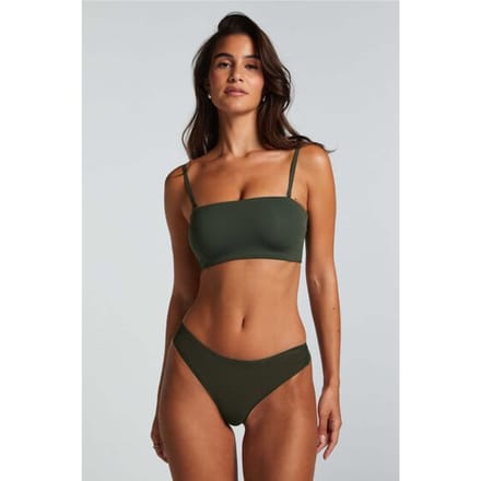 Hunkemöller Dames Lingerie Invisible string Stripe mesh - Groen - maat S