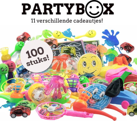 Uitdeelcadeautjes 100 STUKS - Traktatie - Klein speelgoed - Grabbelton - Pinata vulling - Uitdeelbox - Kinderfeestje