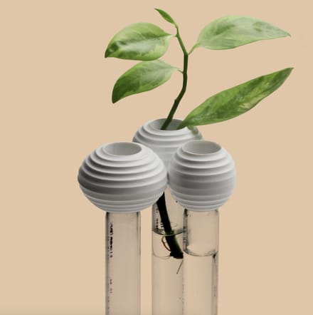 Qualy Mushroom Vase W70xL75xH125mm White