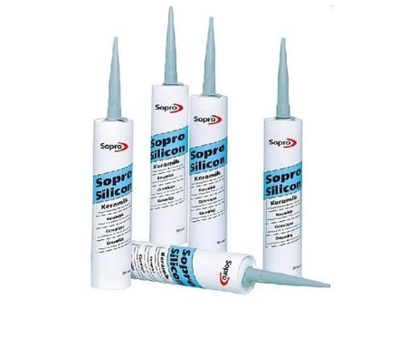 Silicone kit Keramiek Sopro betongrijs