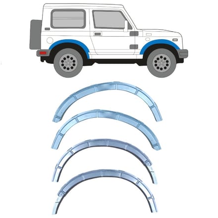 Reparatiepaneel voor + achter wielkast voor Suzuki Samurai 1981-