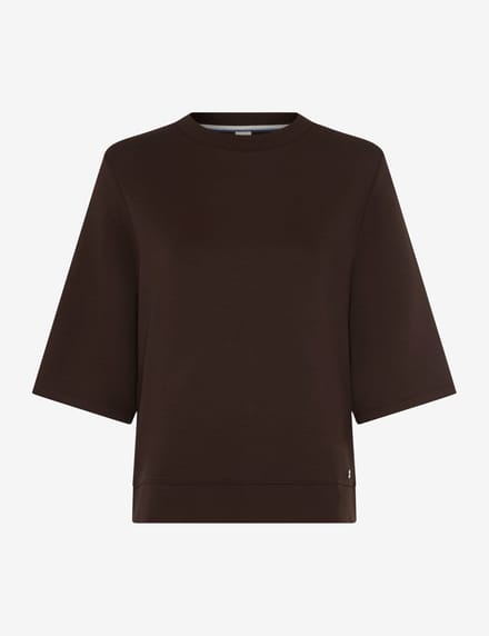 Brax Dames Shirt  Style BERTA M brunette, donkerbruin, maat 40