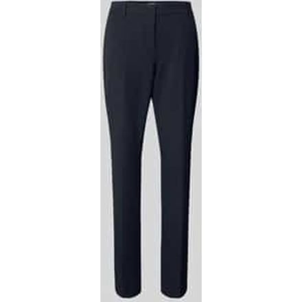 Slim fit stoffen broek met persplooien