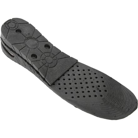 Semelles à quatre couches à hauteur réglable Unisexe PU Talonnette Hauteur Plus Grande Semelles 03 2 layers black