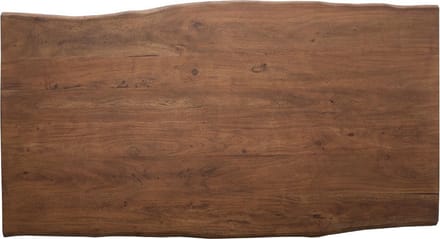 Tafelblad Edge acacia bruin 200x100cm Live-Edge