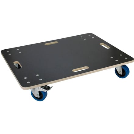 Meubeldolly 60 x 80 cm van multiplex met parkeerrem Laadvermogen 800 kg