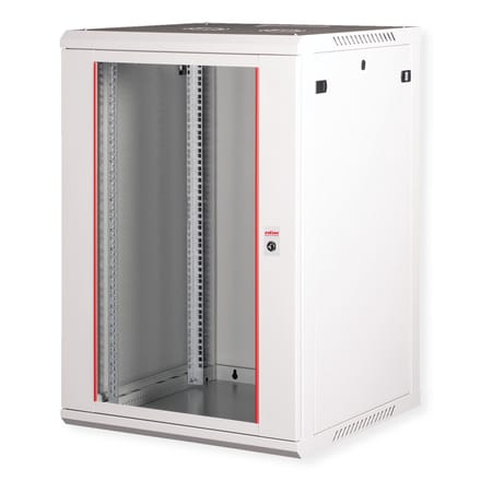 ROLINE 19-inch wandbehuizing Basic Plus 18U, 600x600 BxT grijs