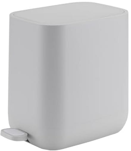 7L Pedal Afvalemmer met Deksel - Rectangular Vuilnisbak voor Keuken en Badkamer