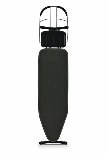 Bodo® - Strijkplank Ascend Prime - Stoomunithouder - 122 x 38 cm - Uitklapbaar Rek - Charcoal Black