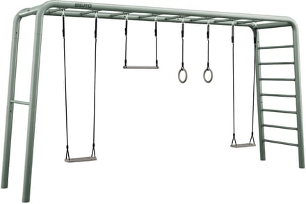 BERG PlayBase Extra Large + Active set, met 2 schommels, trapeze en turnringen