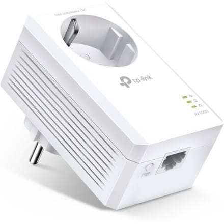 TP-Link Powerline TL-PA7017P AV1000 Gigabit Passthrough Powerline Adapter Homeplug / PowerLine