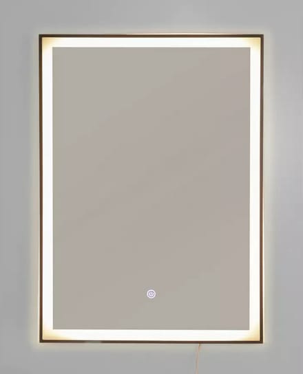 Habitat Rechthoek Backlight LED Spiegel - Zwart