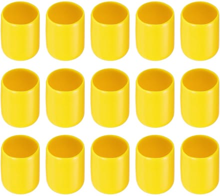 Dailygoods- Schroefdraad Protector Rubberen Eindkappen - 25 Pack - 5/8" (16 mm) ID - Slijtvast - Roestbescherming - Stofisolatie - Eindkap