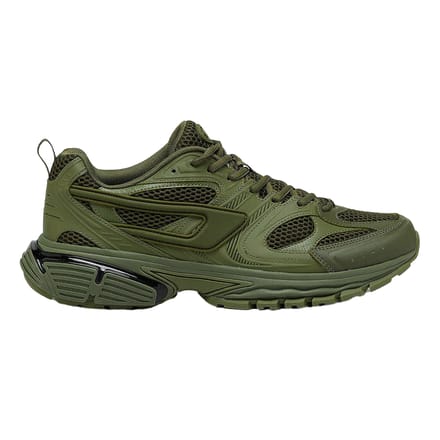 Diesel Mannen S-Serendipity Pro-X1 Atletische Mesh Chunky Zool Sneakers (Lilypad Groen)